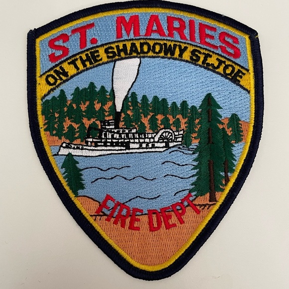 ST MARIES IDAHO ID Fire Patch EMS Rescue Public Safety PADDLE WHEEL STEAM SHIP - Picture 1 of 2